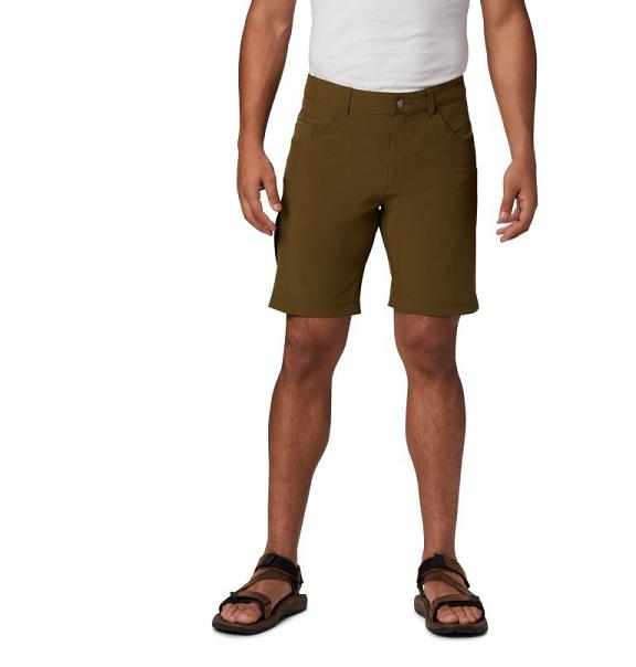 Columbia Outdoor Elements Shorts Olive For Men's NZ57301 New Zealand